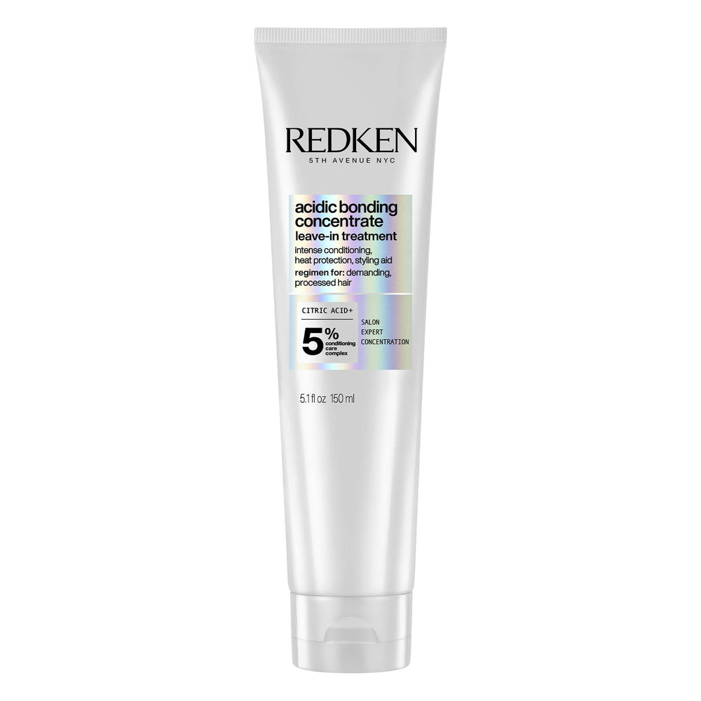 Redken Acidic Bonding Leave-In bottle for daily hair repair and color protection