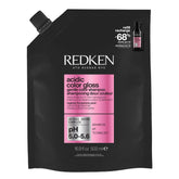 Redken Acidic Color Gloss Shampoo bottle front, color protection in focus