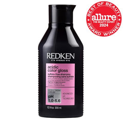 Creamy lather from Redken Acidic Color Gloss Shampoo preserves color vibrancy.