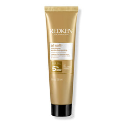 Redken All Soft Acondicionador envase 1oz, ideal para viaje y retoques.