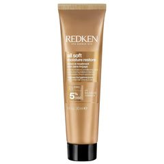 Redken All Soft botella de hidratación para cabello suave.