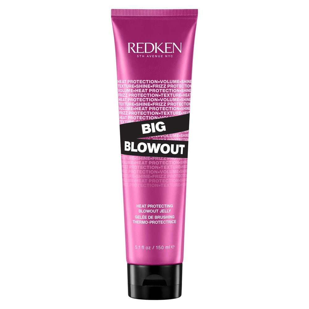 Redken Big Blowout Gel bottle ready to boost volume and shine.