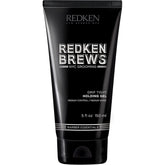 Redken Brews Holding Gel bottle pour shows medium hold for daily styling