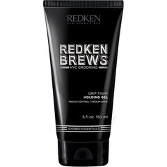 Redken Brews Holding Gel bottle pour shows medium hold for daily styling