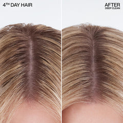 Redken Deep Clean Dry Shampoo powder texture close up showing matte finish