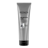 Redken Detox Hair Cleansing Cream bottle showing buildup removal for all hair types