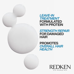 Redken Extreme Anti-Snap brush glide demonstrates smooth application and reduced friction