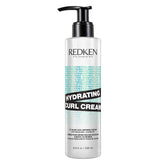 Redken Hydrating Curl Cream bottle for easy, hydrated styling.