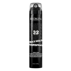 Redken Max Hold 32 bottle mist delivers extreme hold for all-day style.