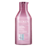 Redken Volume Injection Shampoo bottle showing lightweight lift for fine hair