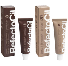 Refectocil cream hair dye natural brown tubes for lasting brunette color