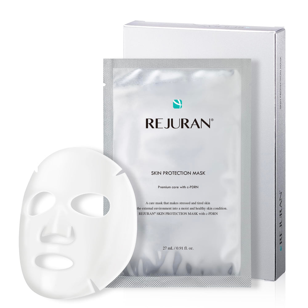 REJURAN mascarilla c-PDRN en envase, ideal para hidratación diaria.