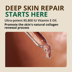 RejuveNaturals Vitamin E Oil application step showing quick absorption
