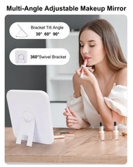 Relavel makeup bag with brush holder for quick brush access.