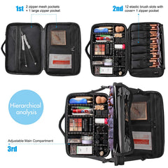 Relavel brush slots keep brushes upright and protected during travel.