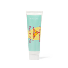 Relax and Wax No Scream Cream: botella para aplicación rápida antes de depilar.