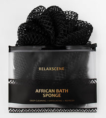 RelaxScene African Net Sponge authentic exfoliating back scrub for smooth skin