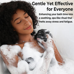 RelaxScene exfoliante de ducha, se seca rápido y es higiénico.