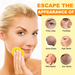 ReliCo kojic acid enriched pad in use for brightening routine.