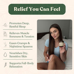 Remedy Mama Magnesium Cream muscle cramps application provides gentle relief.