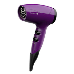 Remington Ionic Compact Hair Dryer travel-friendly design for on-the-go styling.