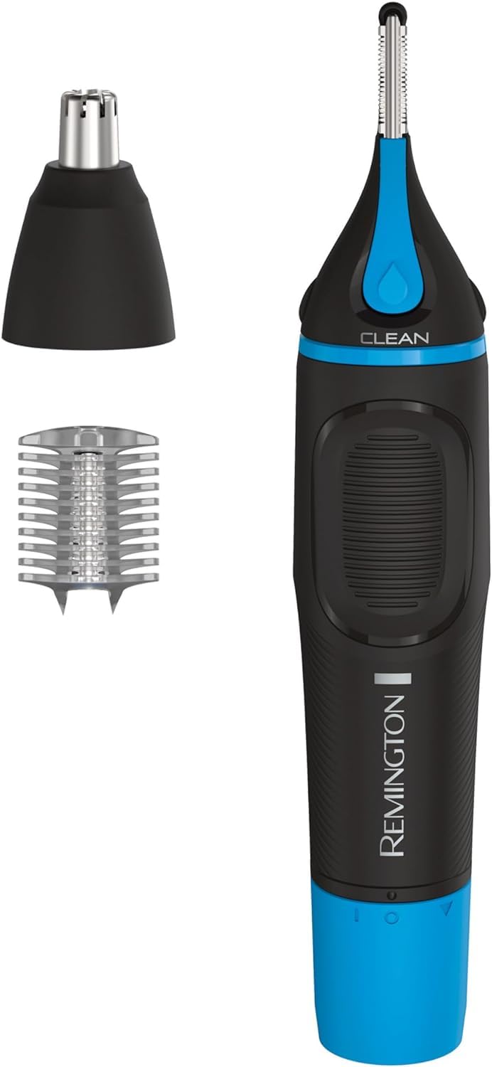 Remington Nose Ear Detail Trimmer blue for precise grooming and easy maintenance.