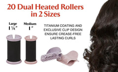 Remington Pro medium rollers 1 inch for versatile styling