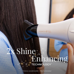 Remington Shine Therapy micro-conditioner release reduces frizz during drying