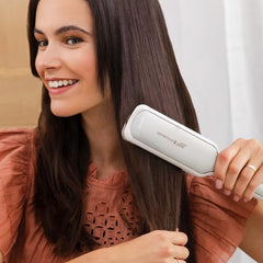 Remington Shine Therapy wide 2-inch plates cover more hair per pass.