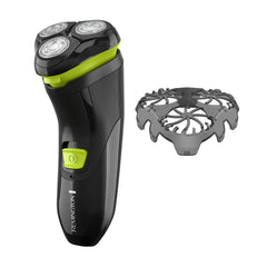 Remington Ultrastyle front view shaver showing cordless design for quick daily grooming
