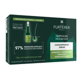 René Furterer Triphasic Serum bottle close-up for targeted scalp care