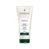 Rene Furterer Triphasic thickening shampoo bottle highlights scalp-stimulating formula