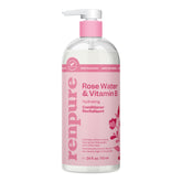 Renpure acondicionador agua de rosas en botella 710ml para hidratación suave.