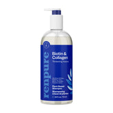 Renpure Biotina Colágeno Champú, botella de 24 onzas, aporta volumen y limpieza suave.