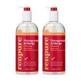Renpure Granada Mango exfoliante corporal, botella 24 oz, ideal para exfoliar y renovar la piel