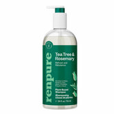 Renpure Tea Tree and Rosemary Shampoo bottle pump for easy daily cleansing.