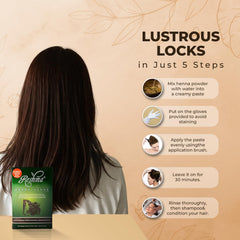 Reshma Beauty application brush helps smooth and distribute henna evenly for full coverage