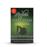 Reshma Beauty henna hair color packet showing the pigment for gray coverage and shine