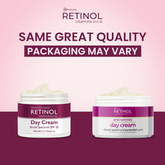 Retinol LIVAURA: botella de crema con SPF 20 para protección diurna
