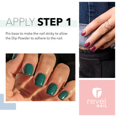 Revel Nail Dip Color Duración Inmersión: color duradero para uñas sin astillarse.