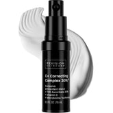 Revision Skincare C+ Correcting Complex bottle closeup highlighting powerful Vitamin C benefits for radiant skin