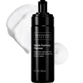 Revision Skincare Gentle Foaming Cleanser bottle showing soap-free cleansing action