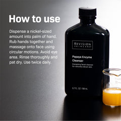 Creamy lather on hand demonstrates gentle exfoliation and cleansing action