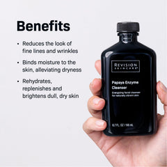 Papaya Enzyme Cleanser pump-dispense showcases easy, quick daily application