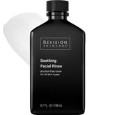 Revision Skincare Soothing Facial Rinse bottle front for gentle hydration on sensitive skin.