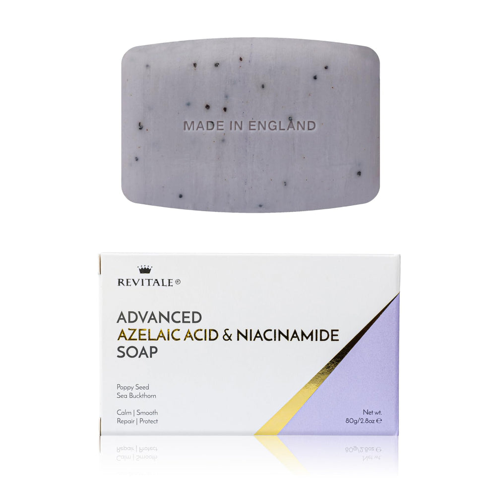 REVITALE jabón-avanzado azelaico niacinamida barra para limpieza suave y equilibrio de la piel