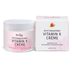 Reviva Labs Vitamina K crema envase 2oz para cuidado facial suave