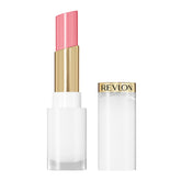 REVLON bálsamo labial hidratante con brillo vidrioso 002 Pink Flip en empaque