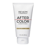 Acondicionador Revlon ColorSilk After Color, botella visible, cabello más suave y nutrido