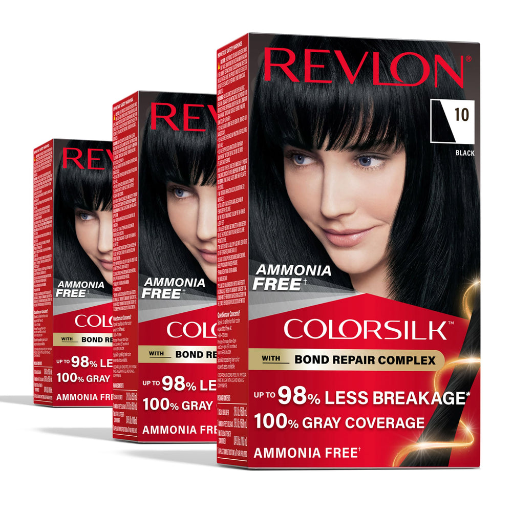 Revlon ColorSilk Bond Repair bottle pour shows easy application